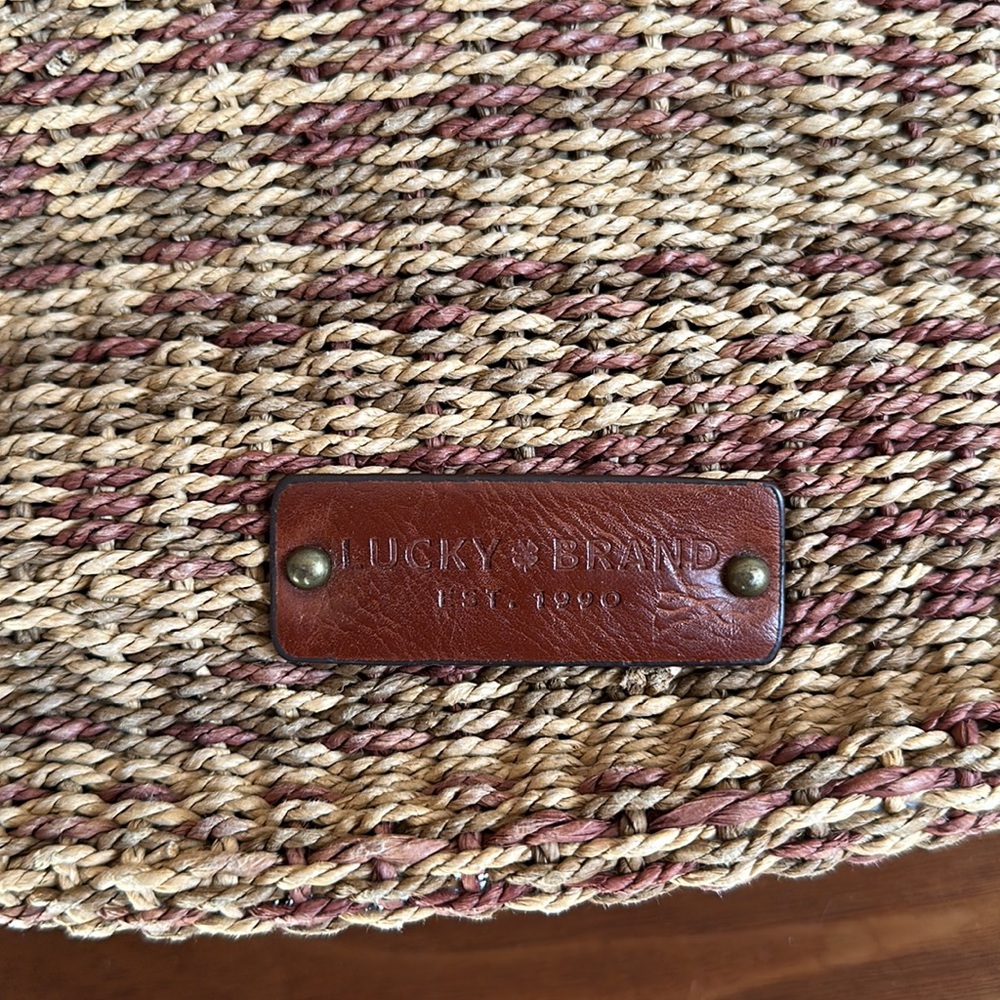 Lucky Brand Woven Market Shoulder Bag - Picture 7 of 7